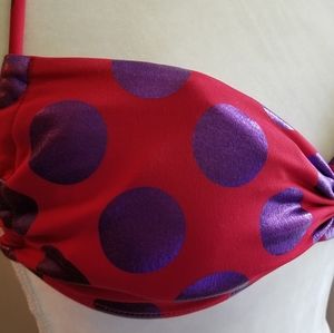 Polka dot string bikini